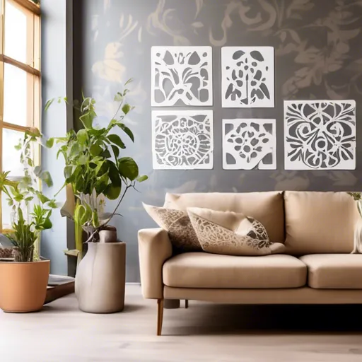 Трафарети для декору своїми руками: шаблони, їх підготовка та застосування