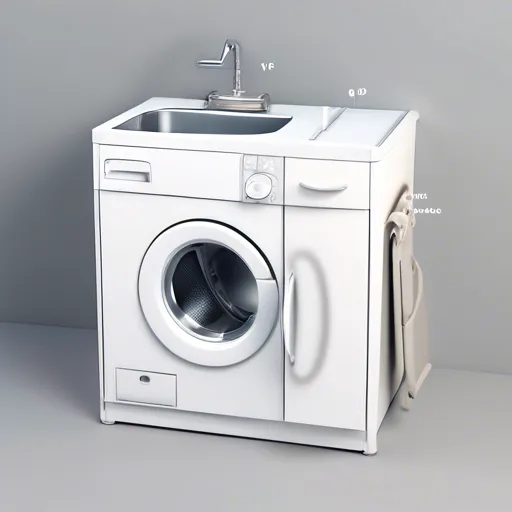 Установка раковини над пральною машиною - вирішення проблеми тісної ванни