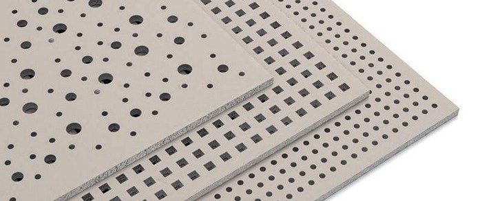 2. Акустичні гіпсокартонні листи