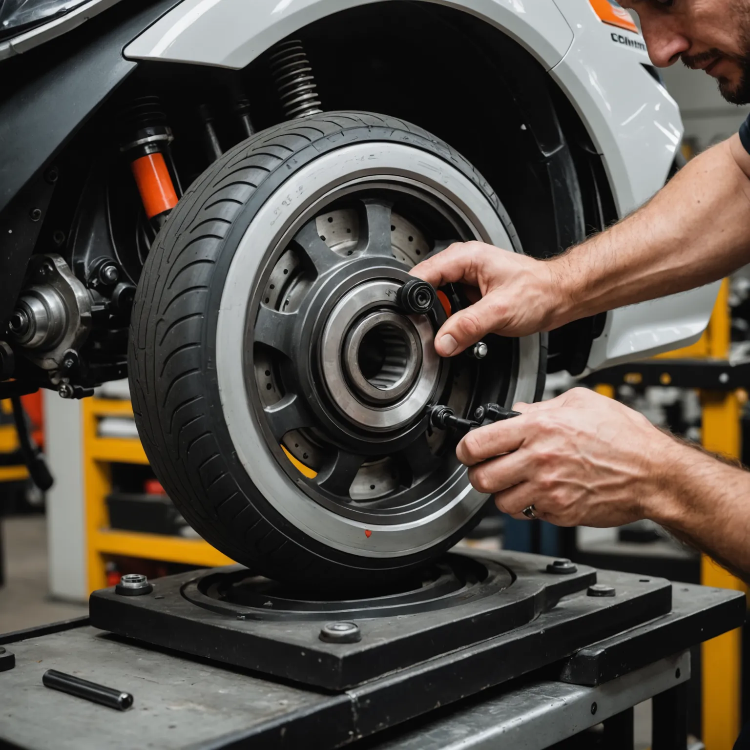 Заміна коліс електросамоката