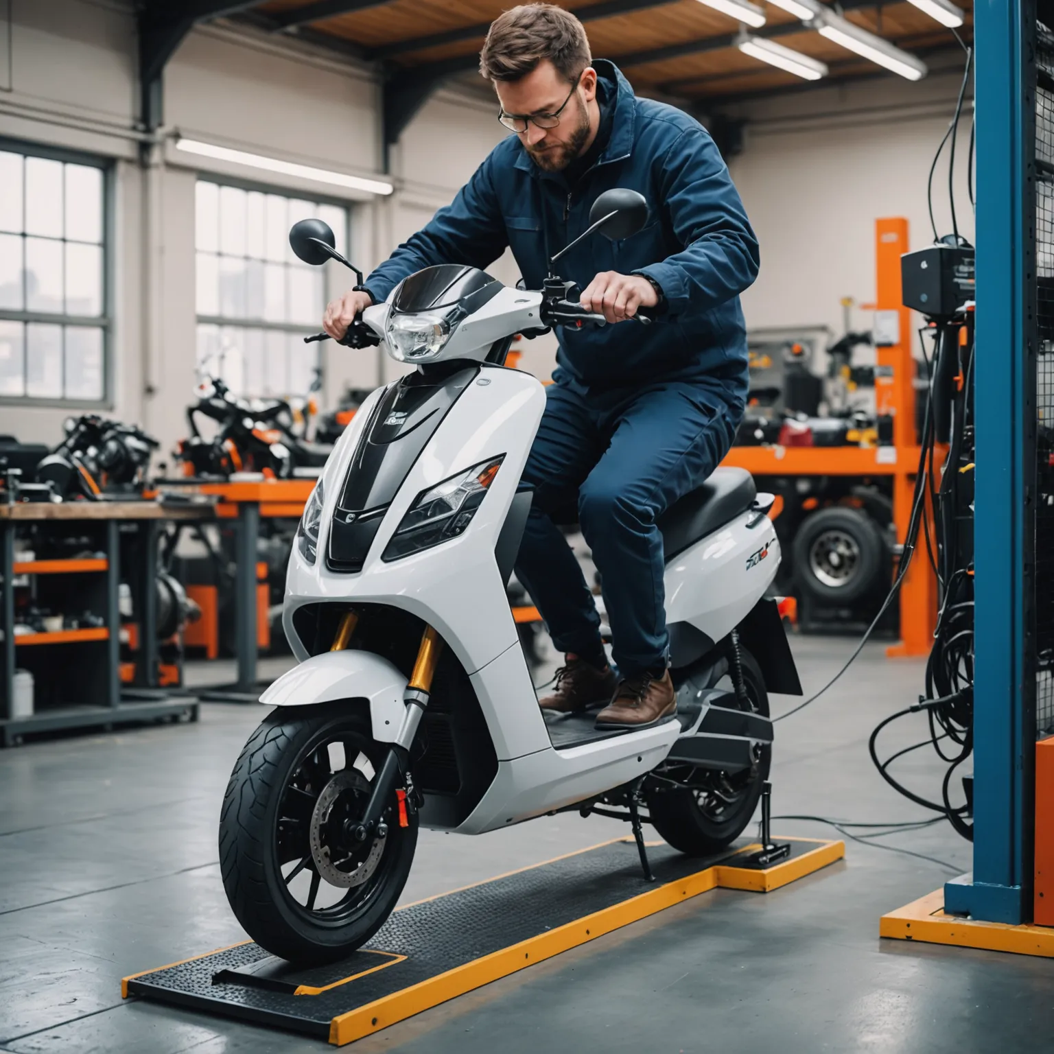 Тестування електросамоката після ремонту