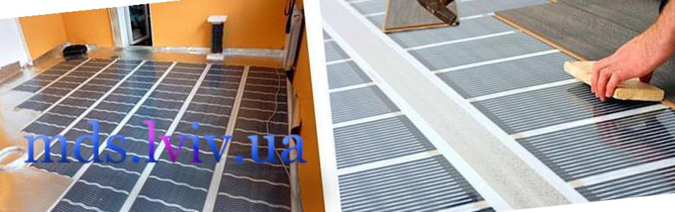 Електрична тепла підлога під плиткою у ванній кімнаті