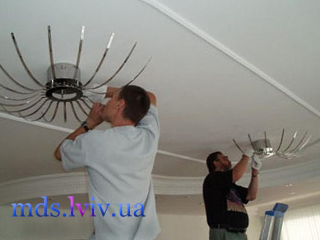 Підключення люстри