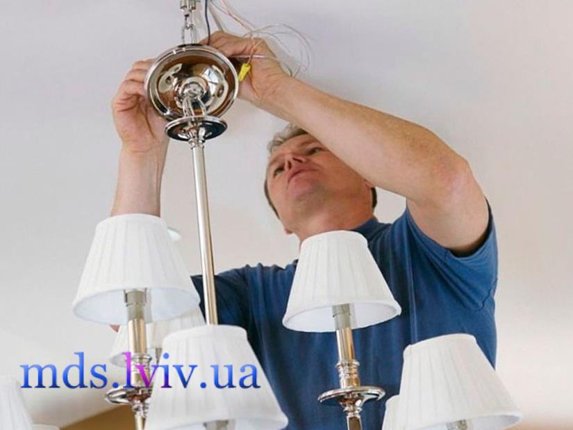 Аварійна заміна люстри