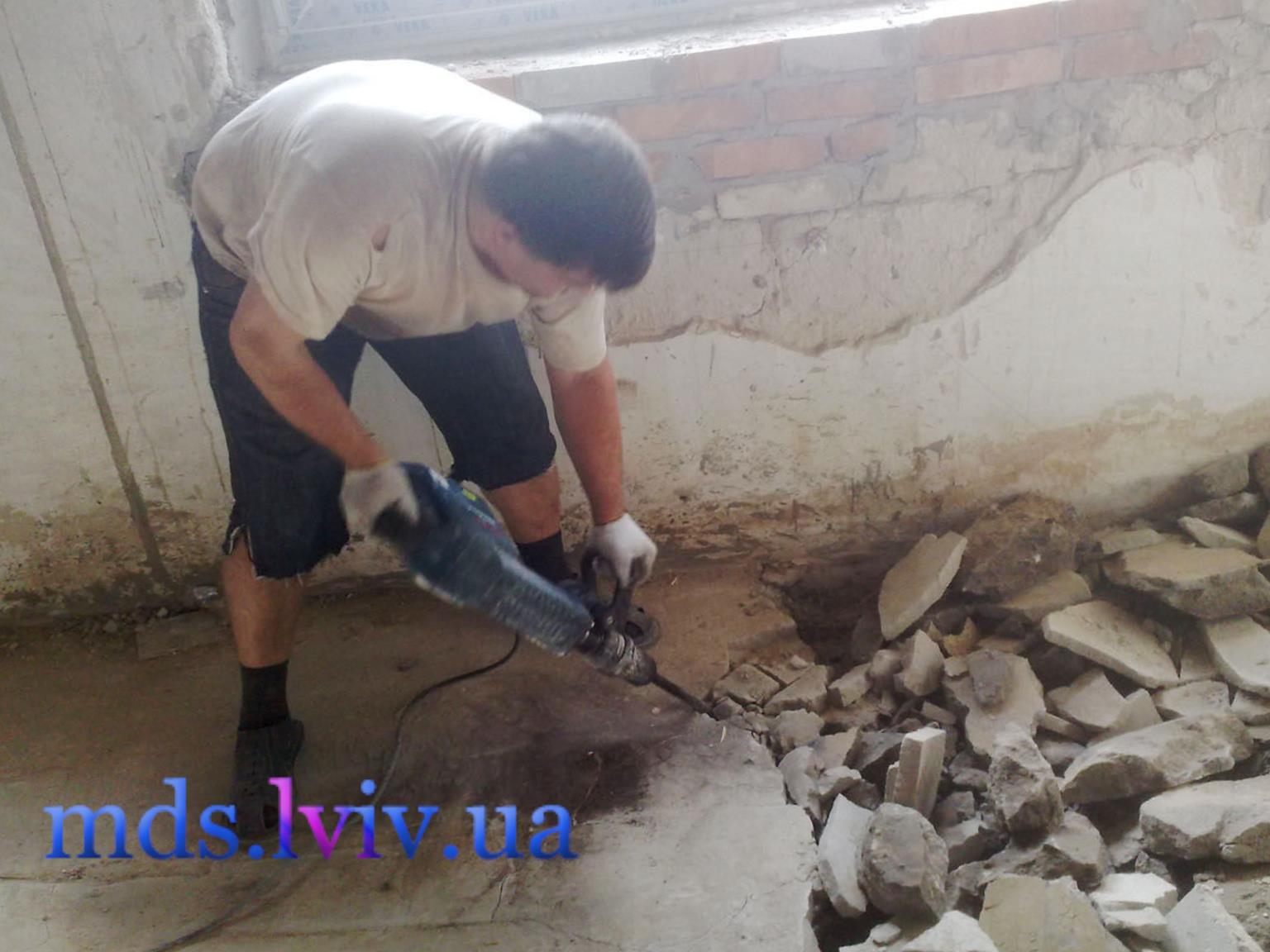 Демонтаж бетонної стяжки Львів