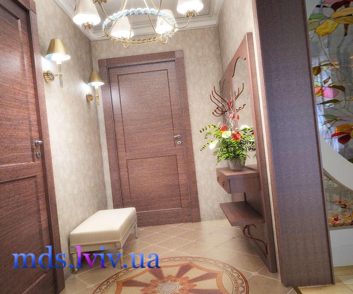 Сучасний ремонт коридору в будинку Львів