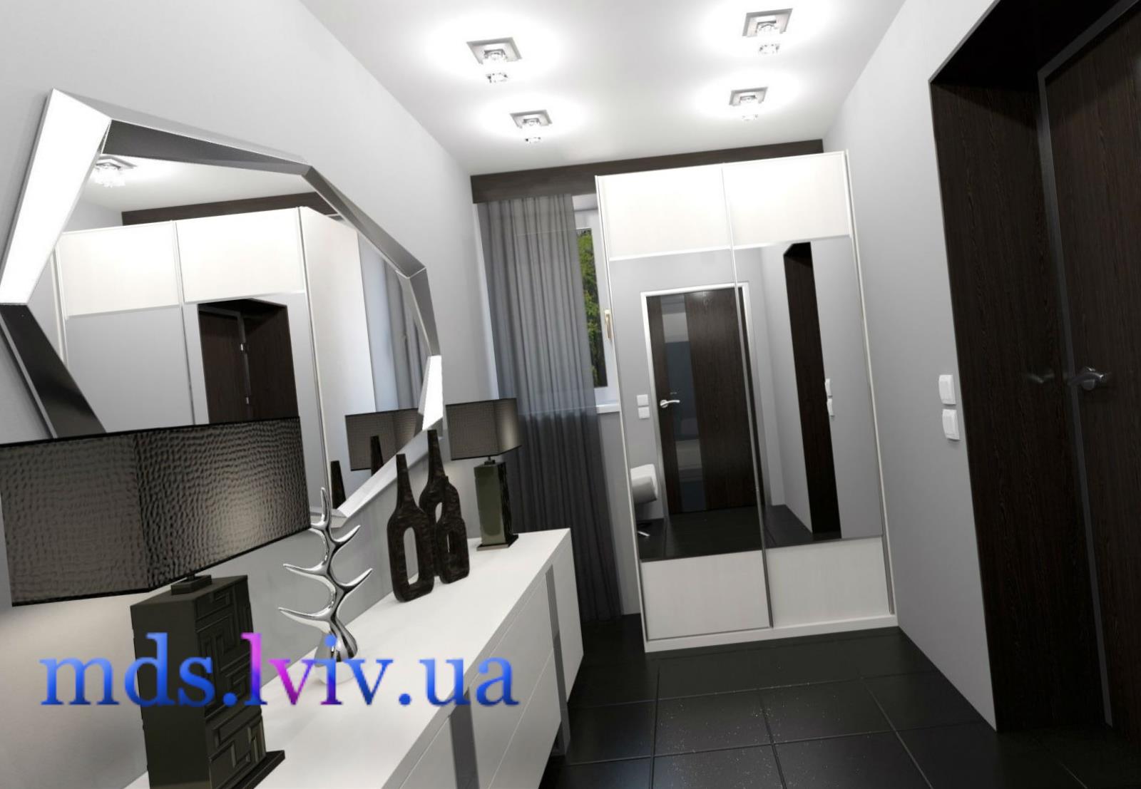 Сучасний ремонт коридору в будинку Львів