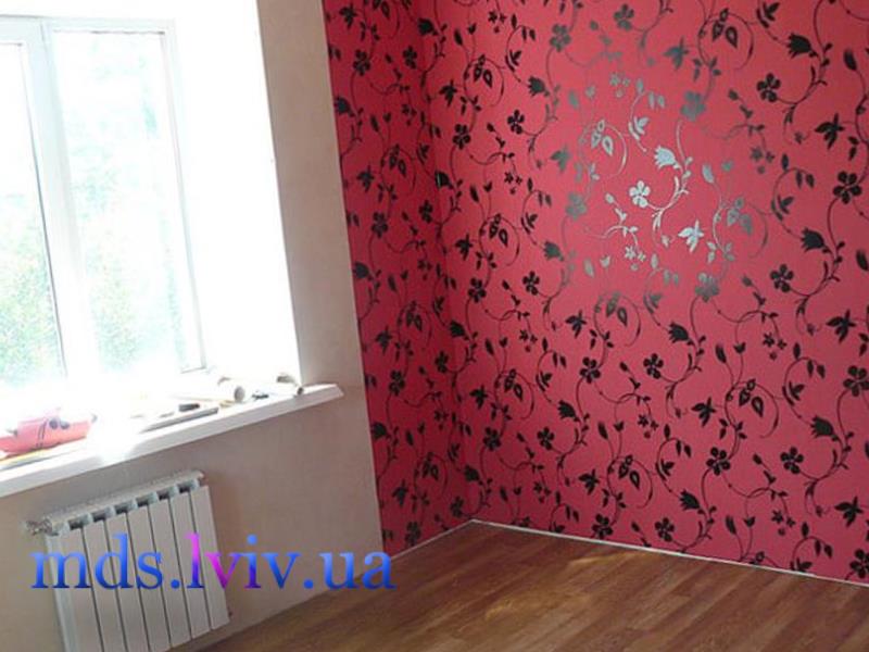 Поклейка шпалер Львів