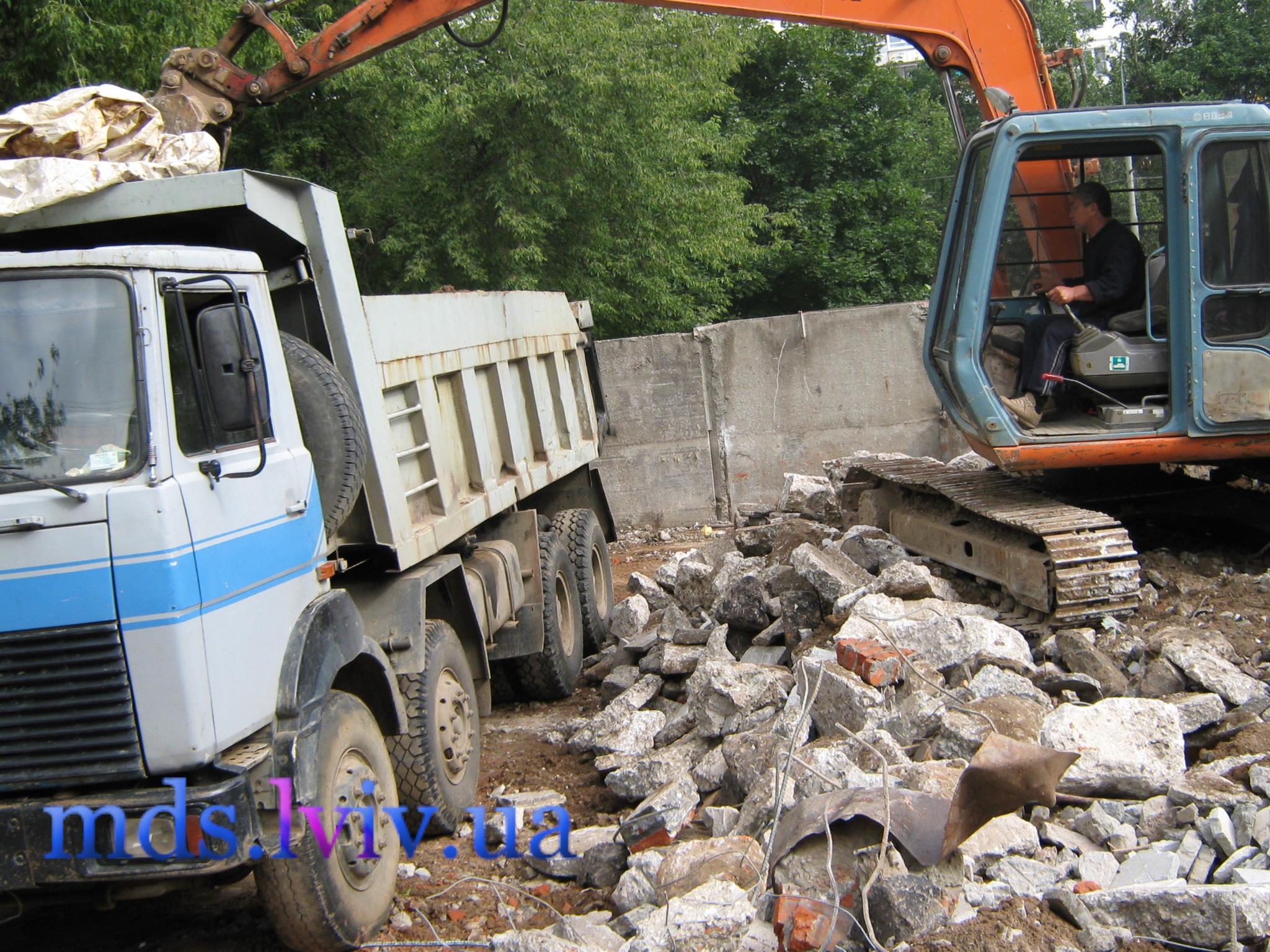 Вивіз будівельного сміття Львів