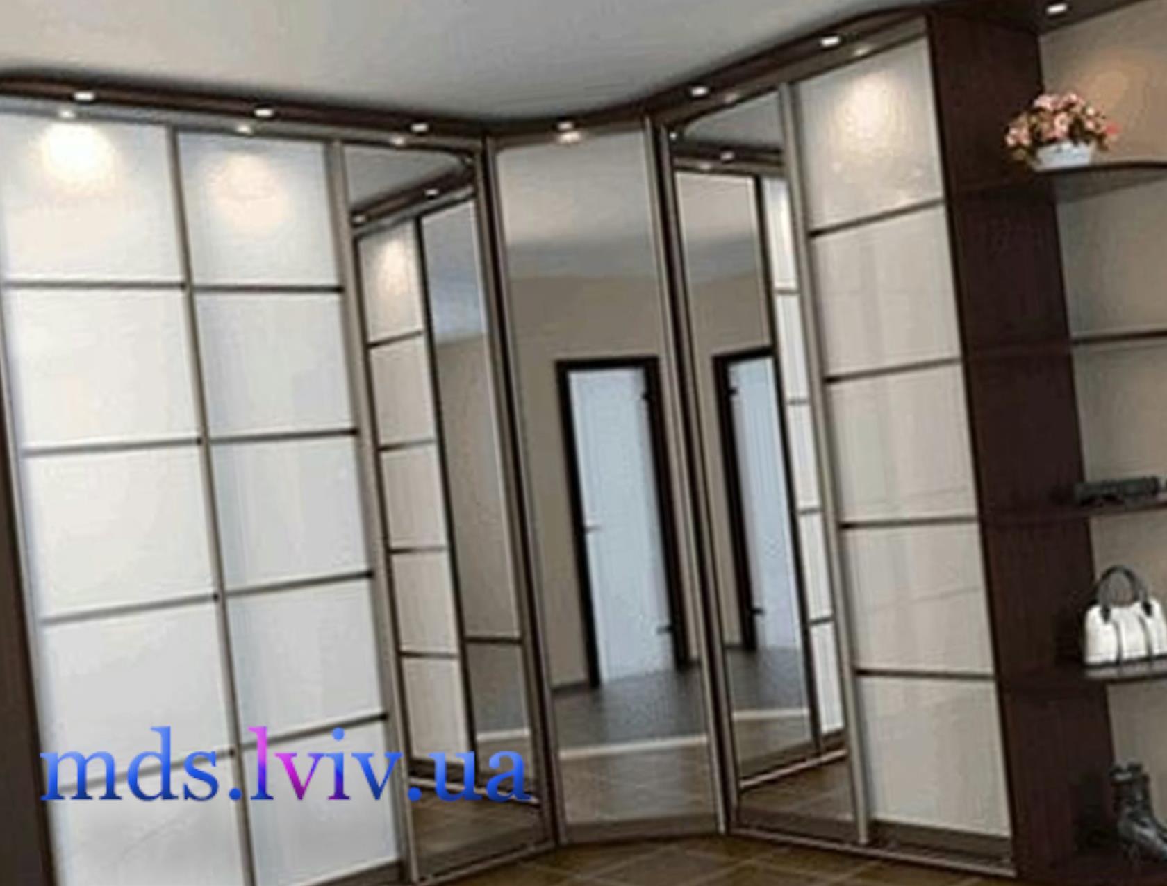 Кутові шафи купе на замовлення Львів