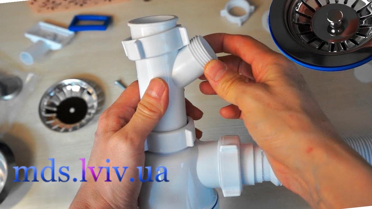 Тест зливу водою після встановлення сифона