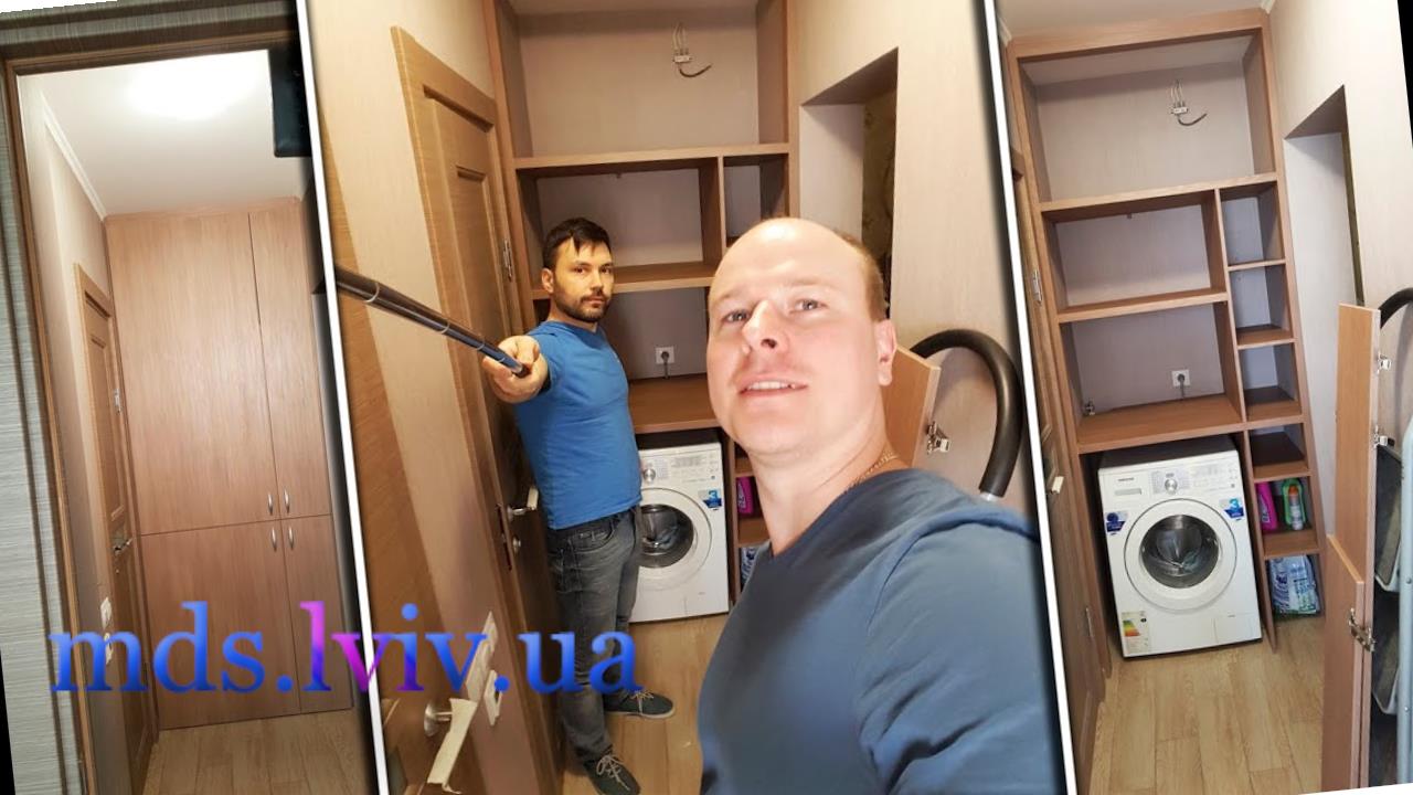 майстер підключає пральну машину