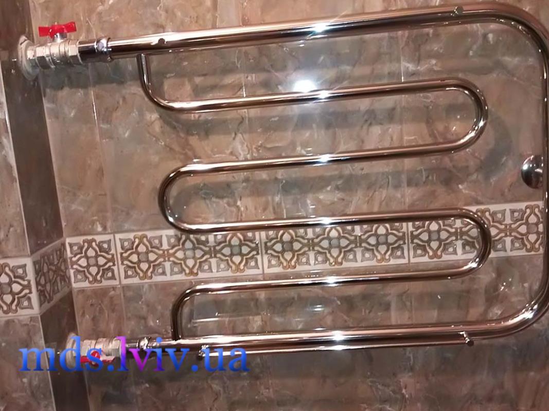 Підключення водяної рушникосушки до стояка та опалення