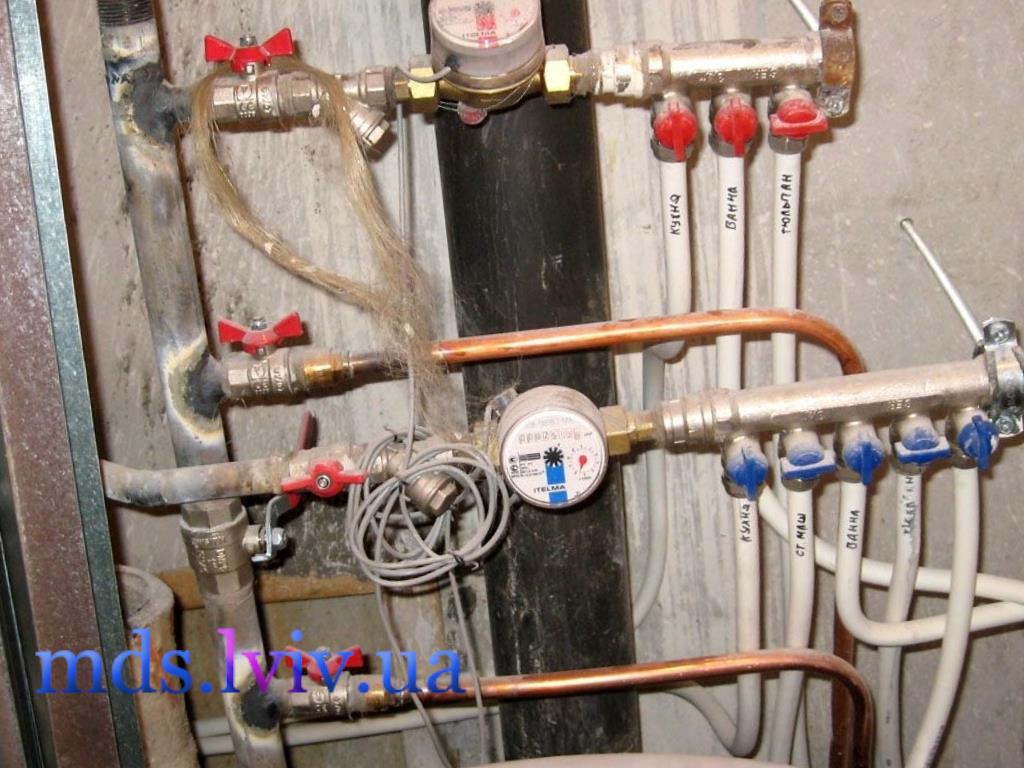 неправильне підключення водоміра