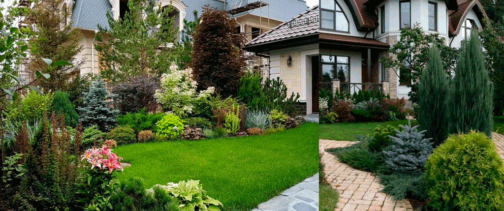 Ландшафтний дизайн заміського будинку