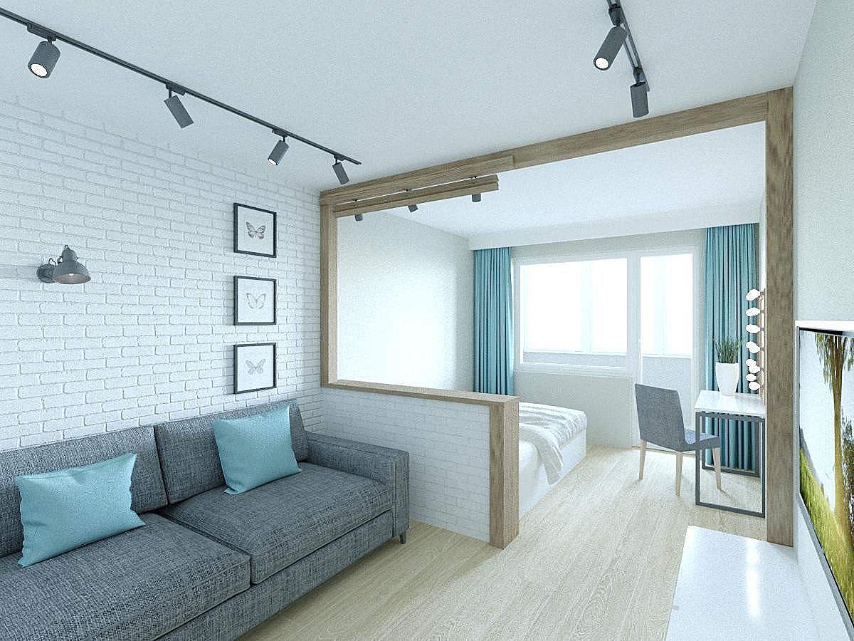 Дизайн однокімнатної квартири Львів