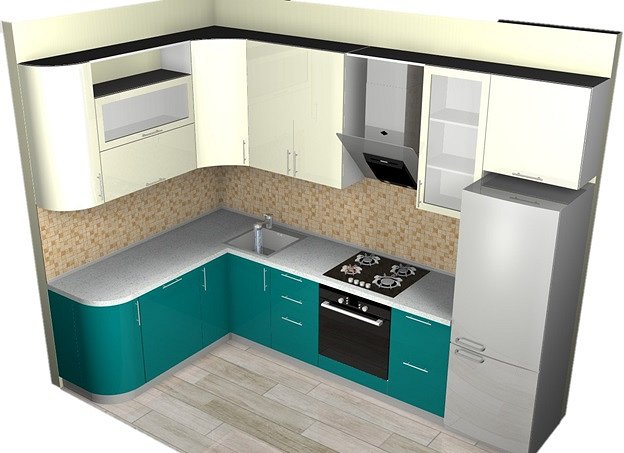 Маленька кухня дизайн