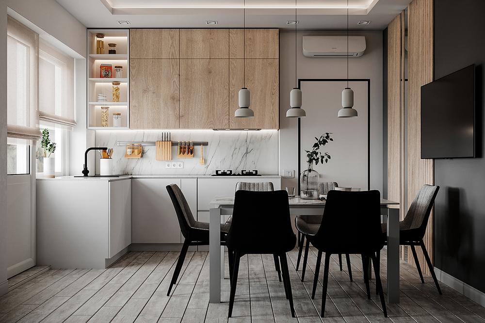 Кутова кухня дизайн