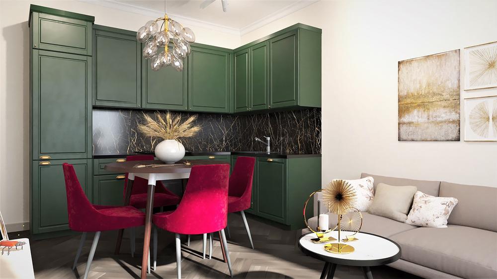 Кутова кухня дизайн