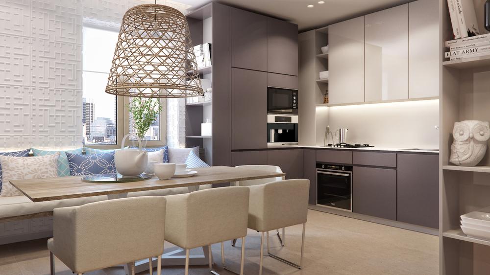 Кутова кухня дизайн