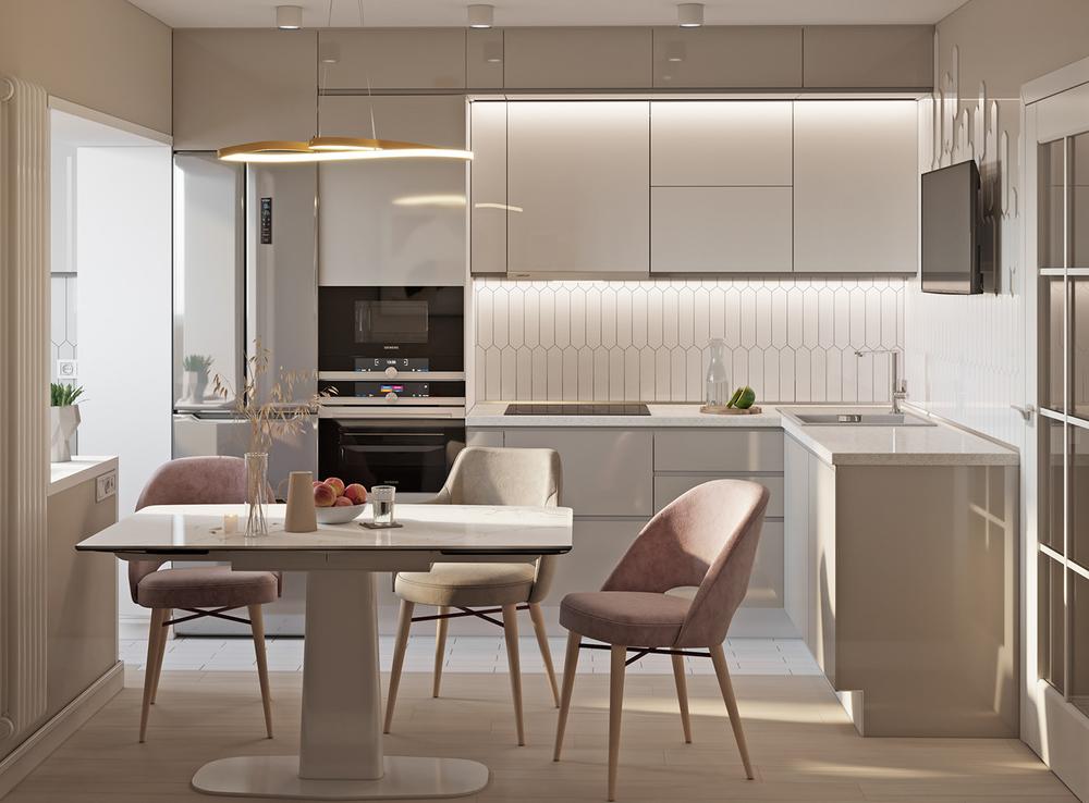 Кутова кухня дизайн