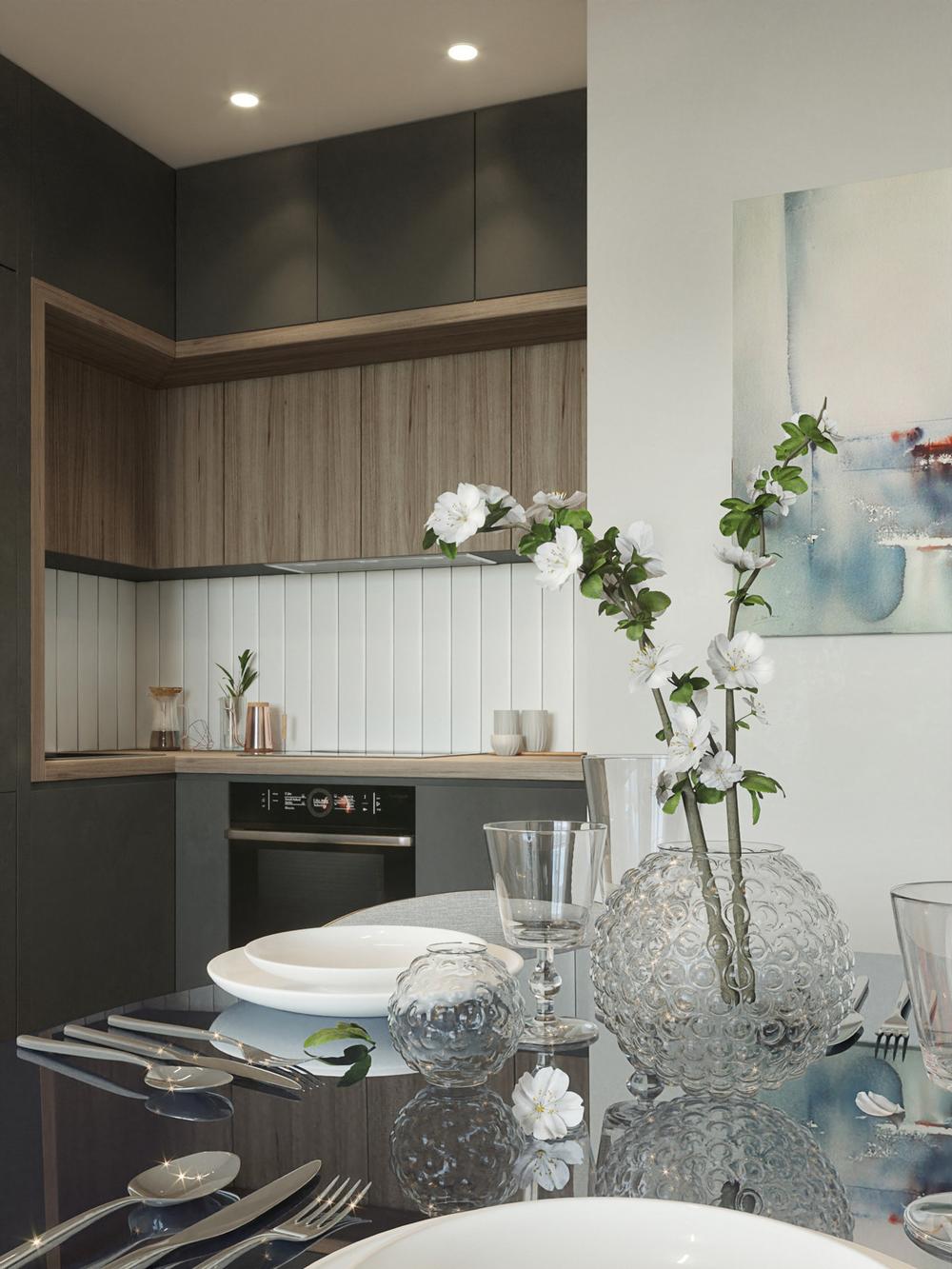 Кутова кухня дизайн