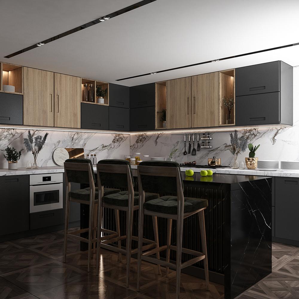 Кутова кухня дизайн