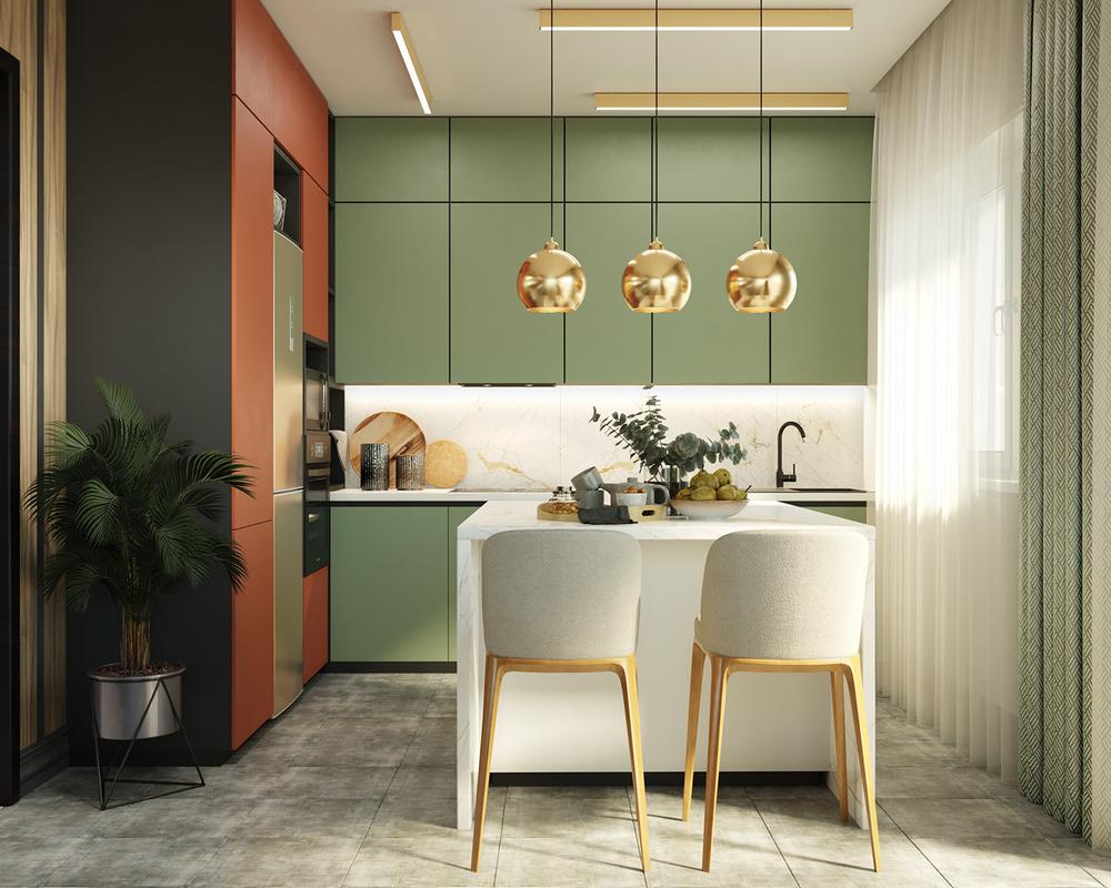 Кутова кухня дизайн