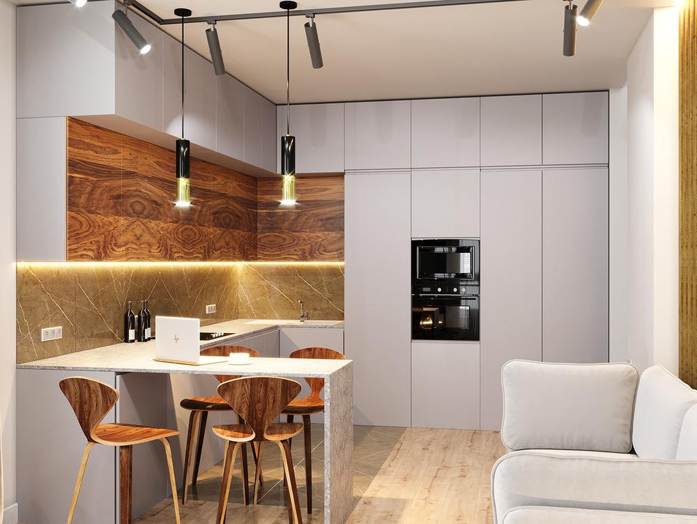 Кутова кухня дизайн