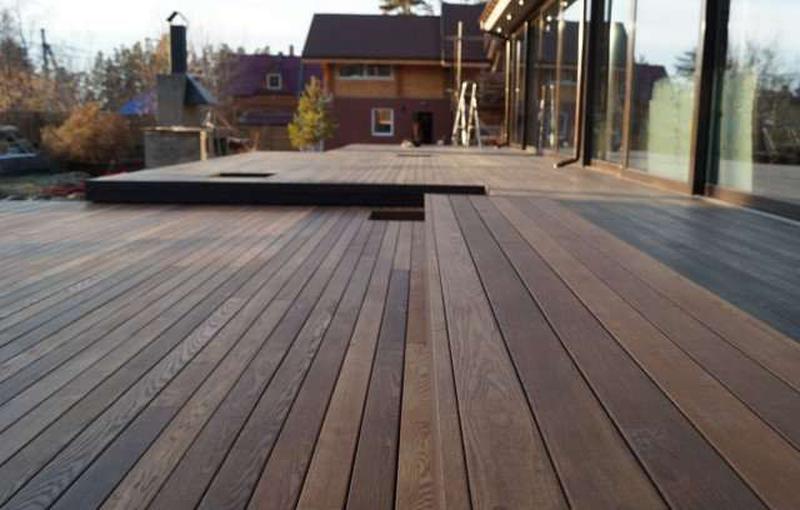 Екстер'єр: термодерево для настилу тераси