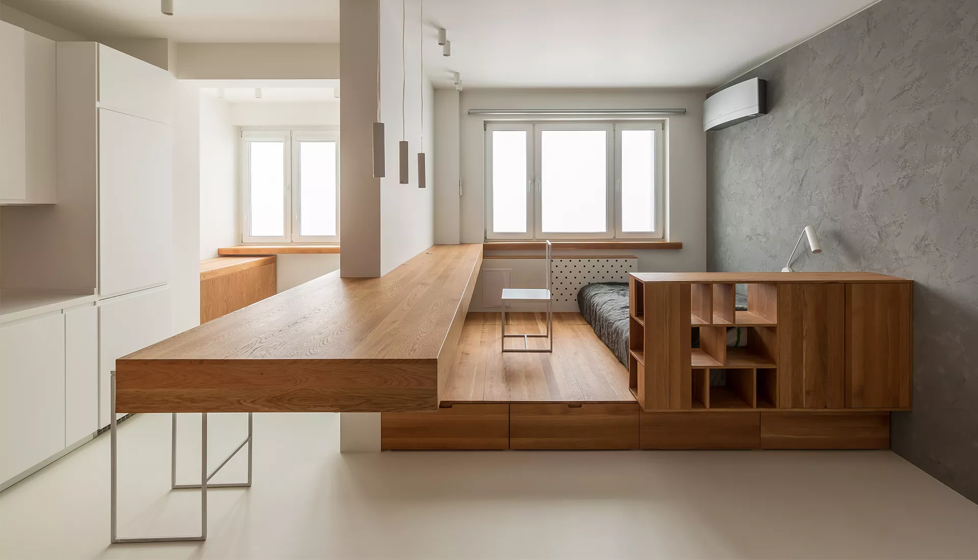 Дизайн однокімнатної квартири: 35 стильних прикладів сучасного оформлення