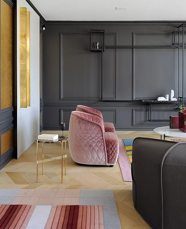 Рожевий та зелений в інтер’єрі вітальні: 33 стильні рішення для натхнення