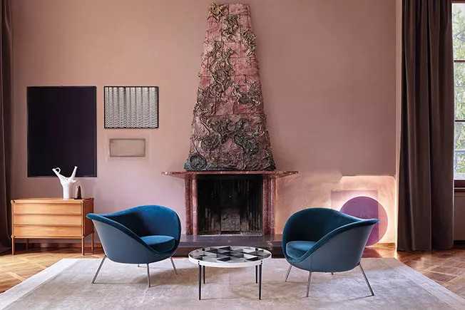 Рожевий та зелений в інтер’єрі вітальні: 33 стильні рішення для натхнення