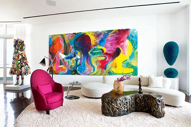 Рожевий та зелений в інтер’єрі вітальні: 33 стильні рішення для натхнення