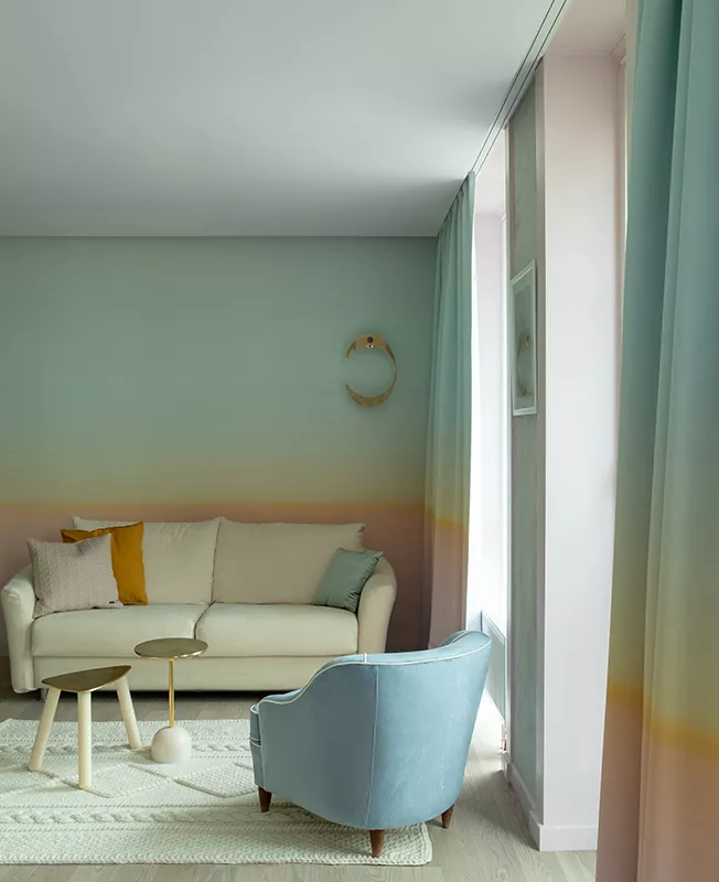 Рожевий та зелений в інтер’єрі вітальні: 33 стильні рішення для натхнення