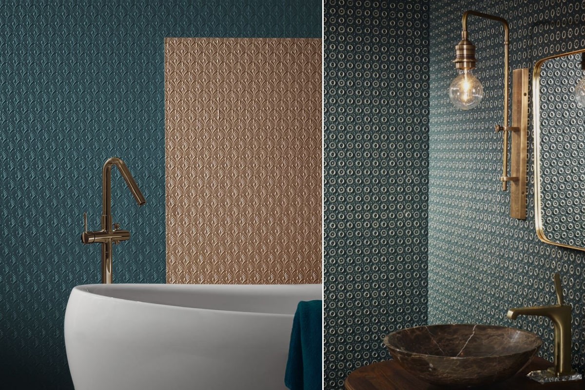 Шпалери у ванній: економія чи нерозсудливість?