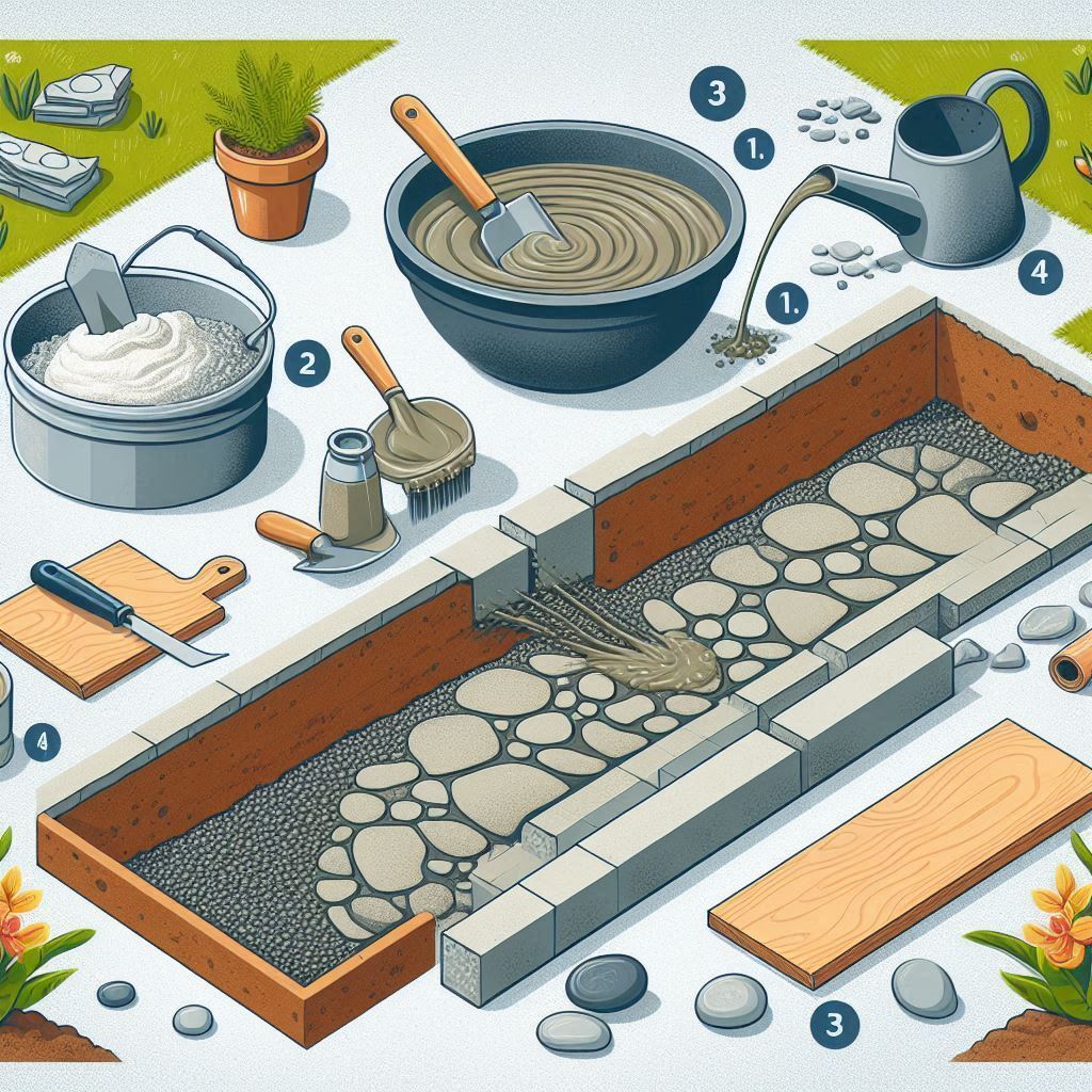 Як зробити доріжку з цементу своїми руками: покроковий план та важливі поради