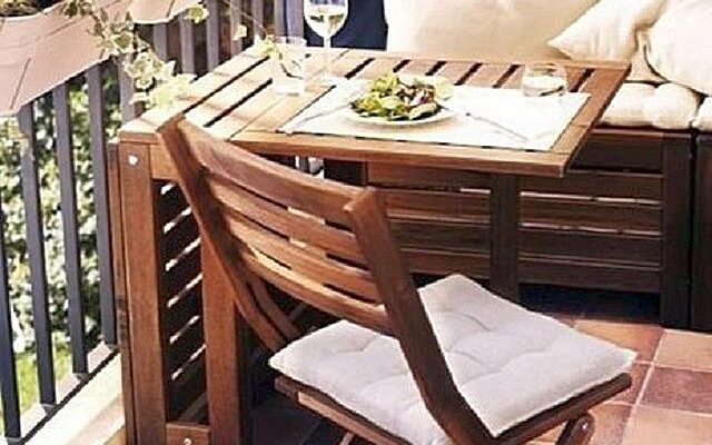 Відкидний столик на балкон своїми руками – кілька моделей з докладними інструкціями