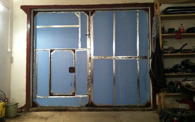 Як утеплити ворота гаража зсередини - огляд варіантів