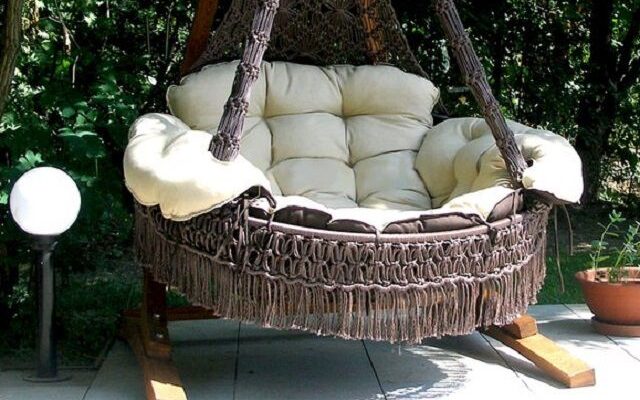 Підвісне крісло своїми руками – кілька цікавих варіантів