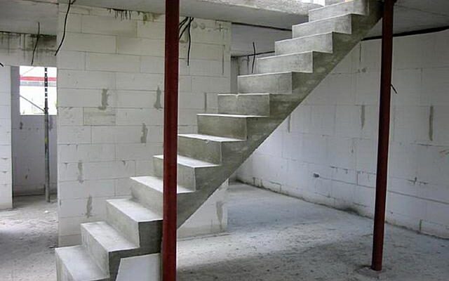 Бетонні сходи своїми руками - покроково від розрахунків до заливки