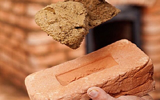 Глина для кладки печей - підбір та використання в розчинах