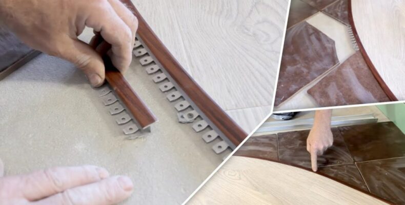 Стикувальний профіль для плитки та ламінату: встановлення своїми руками