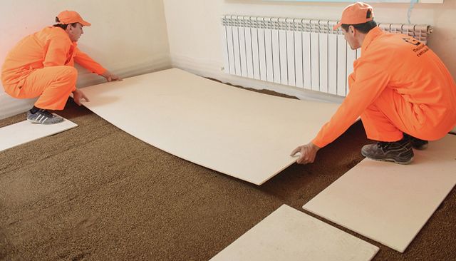 Суха стяжка підлоги своїми руками – процес з усіма нюансами