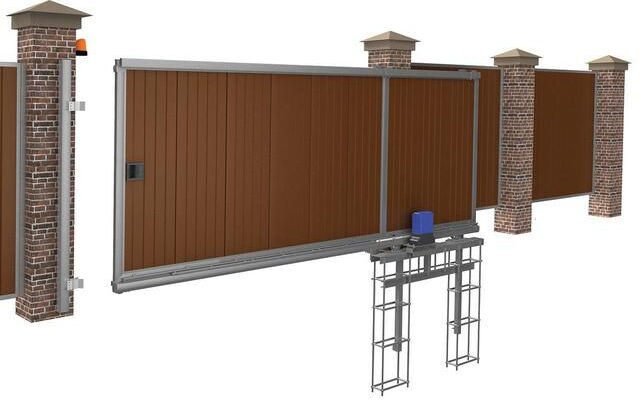 Влаштування відкатних воріт своїми руками - складне, але здійсненне завдання
