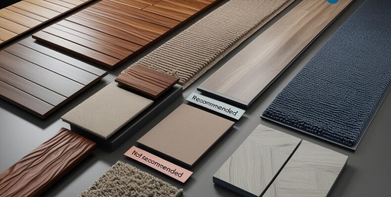 Що не можна стелити на водяну теплу підлогу