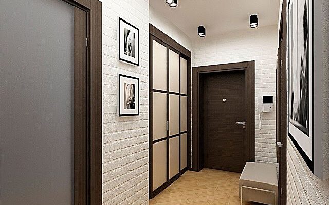 Оздоблення коридору в квартирі - з покроковими інструкціями та прикладами інтер'єрів