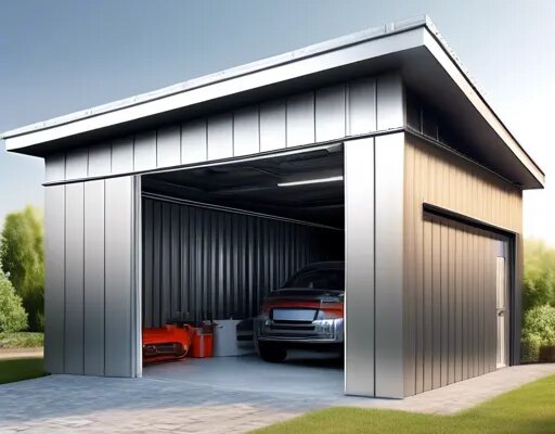 Металевий гараж своїми руками - будуємо 