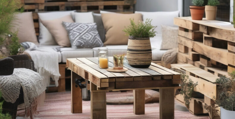 Як зробити столик зі старих піддонів