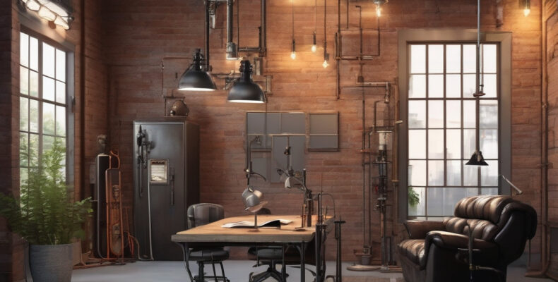 Саморобний світильник із труб